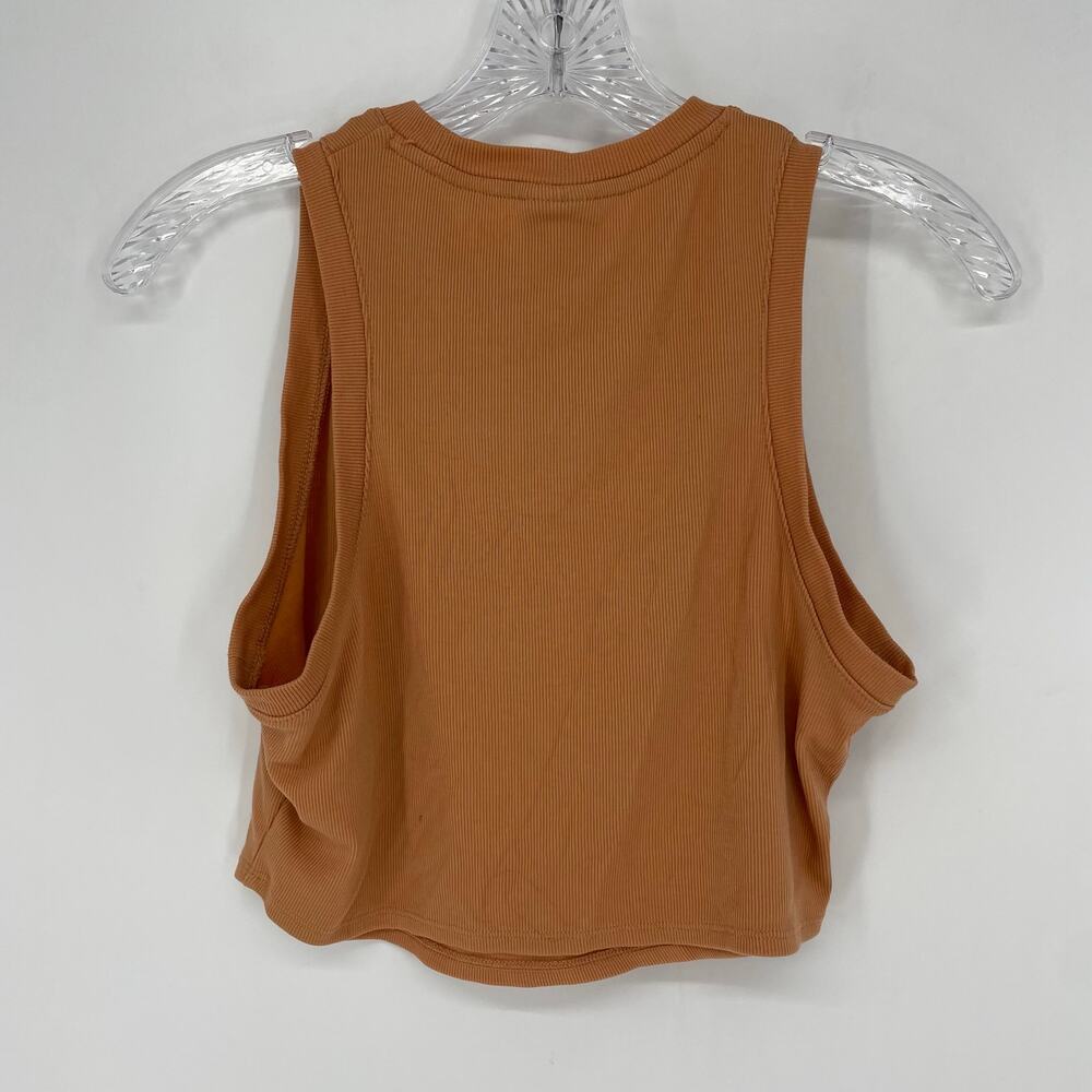 Nike Crop Rib Tank Top Size Medium - Picture 5 of 6